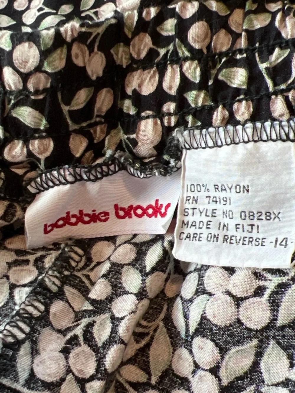 Vintage Bobbie Brooks Button Front Maxi Skirt